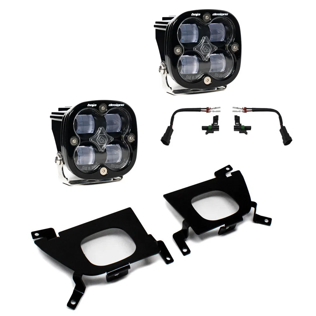 447528 – BAJA DESIGN Driving/ Fog Light, LED Bulb 4 Cree LED 3 Inch Square 22 Watt Bulbs Amp Draw 1.6 AMP Wide Corner...